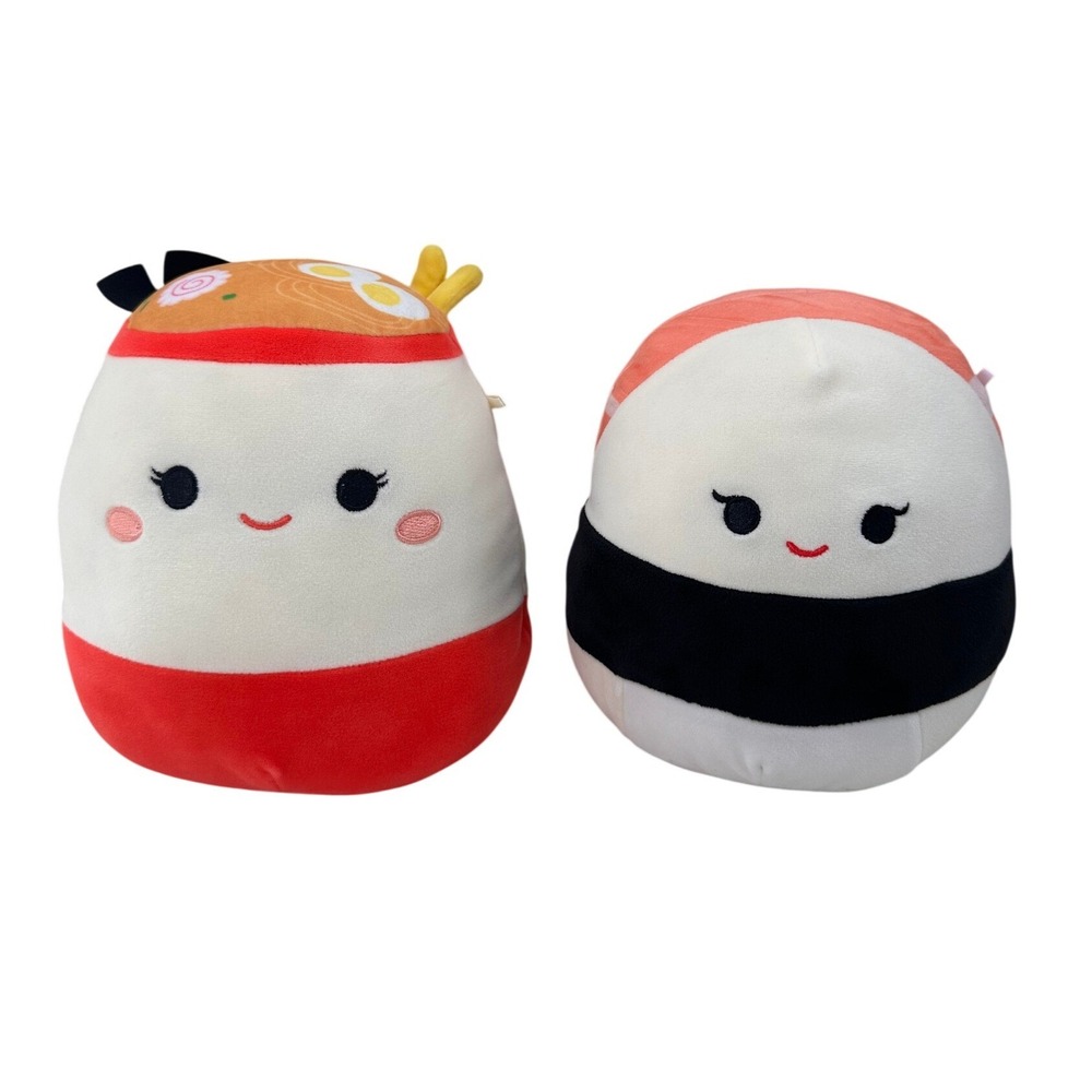 Squishmallows Plush Ramen and Sushi Set 8 Inch Stuffed‎ Animal Kids Toy Kellytoy